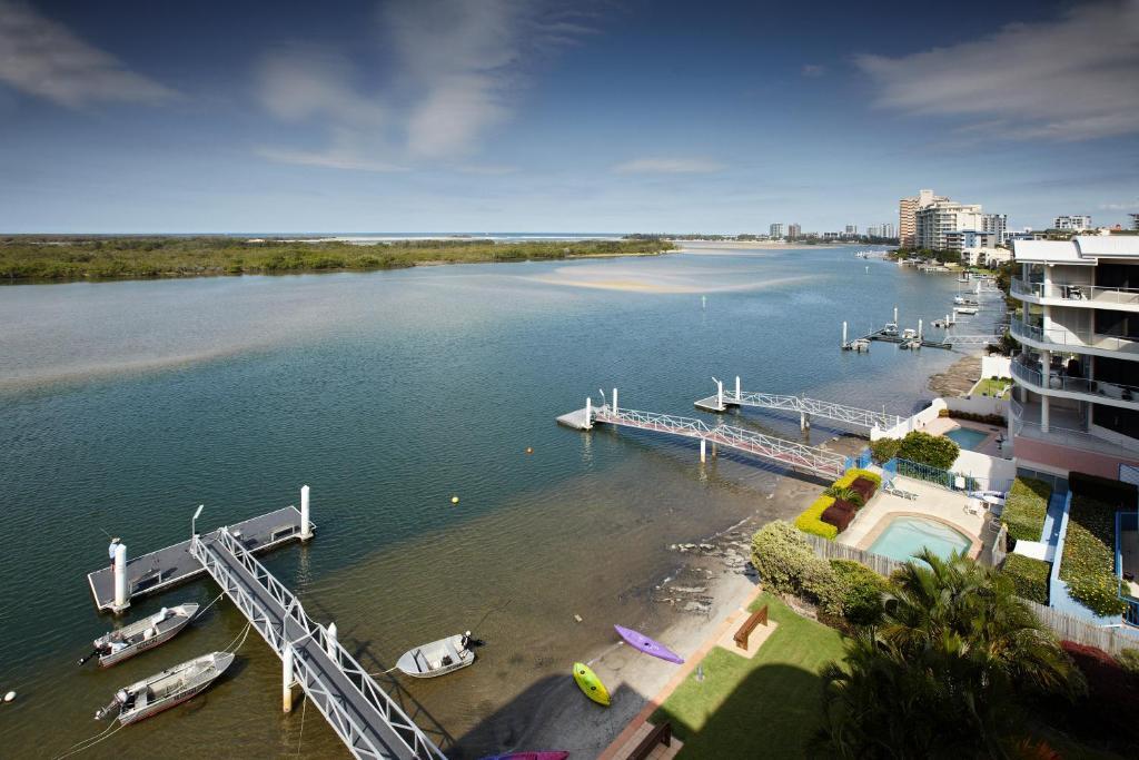 On The River Apartments Maroochydore Dış mekan fotoğraf
